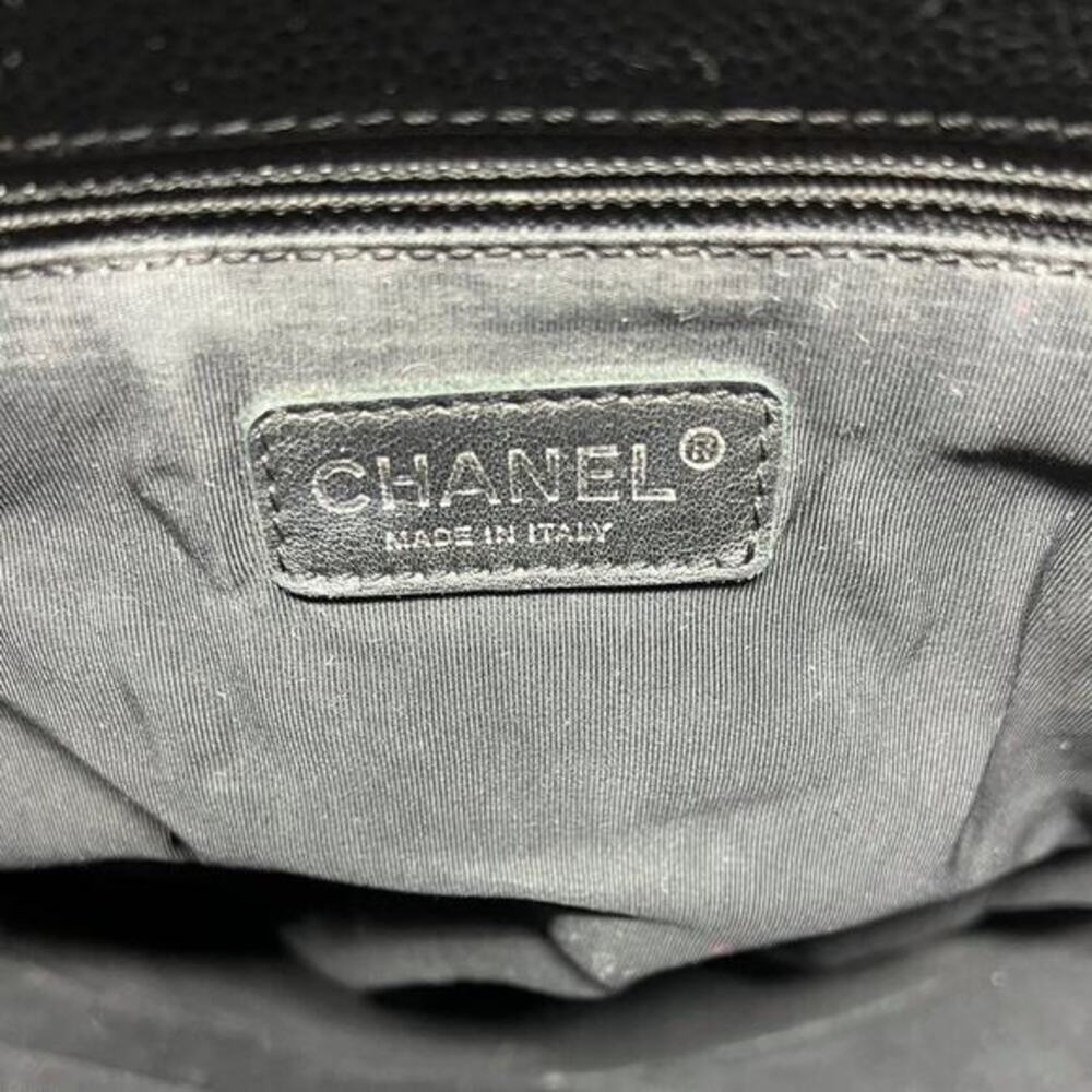 Chanel GST Grand Shopper Tote Black‎ Caviar Leather CC Bag - Picture 5 of 16